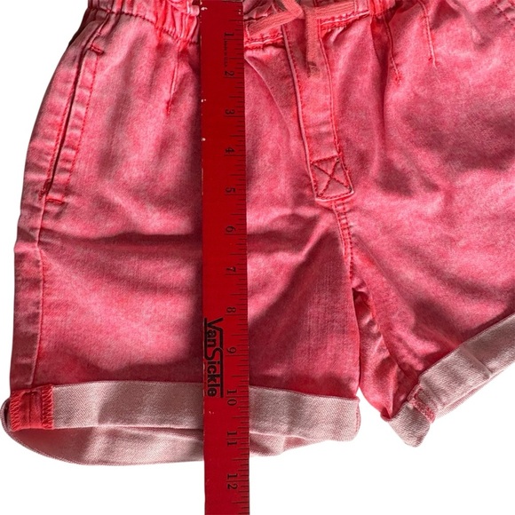 Jordache Girls Pink Acid Washes High Waist Denim Shorts Sz 10 - Picture 4 of 8